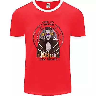 Buy Time To Summon Some Friends Ouija Board Mens Ringer T-Shirt FotL • 9.99£