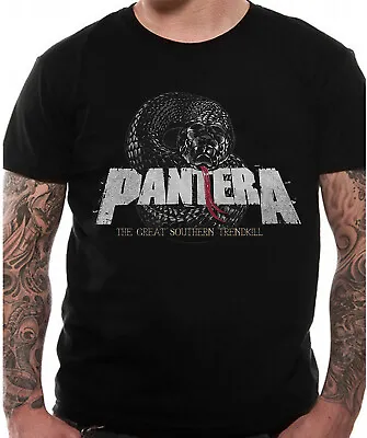 Buy Pantera T Shirt The Great Southern Trendkill Official Metal Album Snake Logo Tee • 14.05£