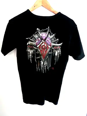 Buy Vintage World Of Warcraft Blizzard Horde T-Shirt Blizzcon Slim Fit M Rare • 49.99£