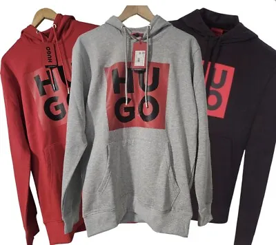 Buy Hugo Men's Hoodies Black, Gray Or Red Brand New With Tags • 35.99£