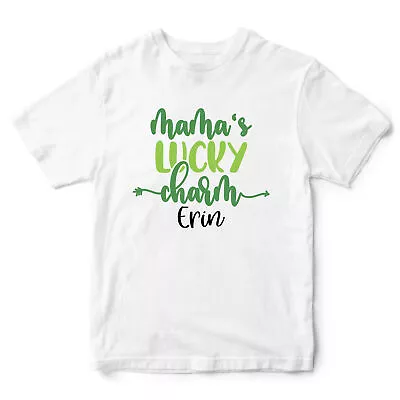 Buy Personalised St Patricks Day Kids T Shirt Mamas Lucky Charm Fancy Dress • 12.99£
