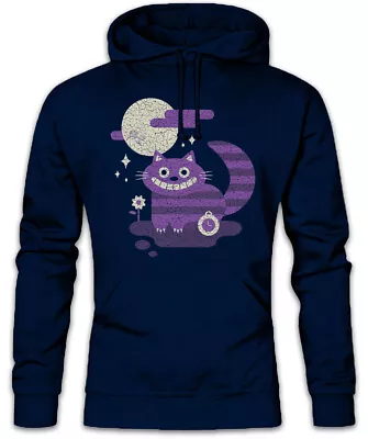 Buy Cheshire Cat Hoodie Sweatshirt Alice In Adventures Cats Wonderland Fun Love • 41.94£