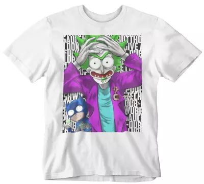 Buy Rick Morty T-shirt Bat Joker Funny Tee Cartoon Retro Official Tee Uk Gift • 6.99£