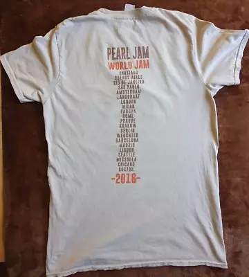 Buy Pearl Jam 2018 World Tour T-shirt - Medium • 39.99£