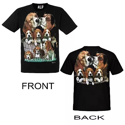 Buy Unisex Puppy Dog    T-Shirt Both Side Print • 5.99£