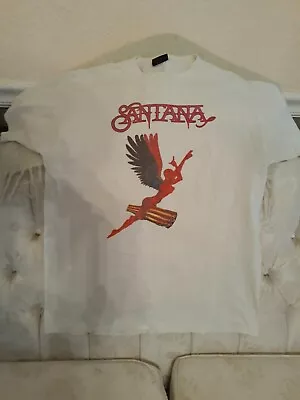 Buy RARE Vintage SANTANA Black Magic Woman Tour T Shirt. Size MEDIUM 1970 • 75.60£