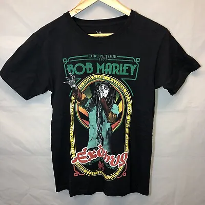 Buy Bob Marley Exodus Europe Tour 1977 Zion Rootswear T-Shirt Mens Size S Small • 13.95£