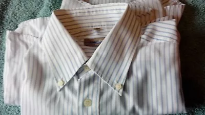 Buy No Reasonable Offer Refused Gents S40 Shirt Basic Line Used Blue/White Check • 2.99£