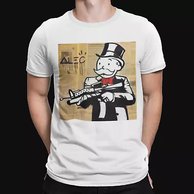 Buy Adult Monopoly Man T-Shirt - Retro - Funny - Game - Cool - Xmas - Gift - Rich  • 8.39£