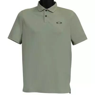 Buy Oakley Icon TN Protect RC Polo Mens Size S Small Uniform Green Golf Tee Shirt • 21.69£