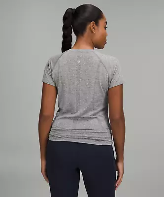Buy Lulu Gray Yoga Swiftly Tech Women Sport Short Sleeve 2.0 T-shirt Tops NEW • 22.67£