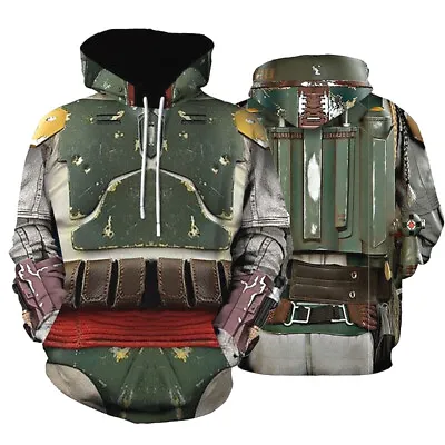 Buy Star Wars The Mandalorian Cosplay Hoodie Sweater  Pullover Casual Coat Xmas Gift • 26.39£