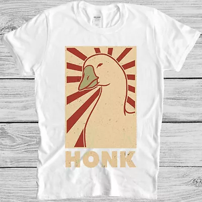 Buy Honk Goose Duck Animal Funny Meme Tee Style Movie Music Top Gift T Shirt 7091 • 6.35£