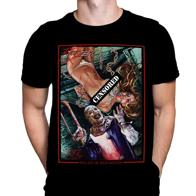 Buy ALL HALLOWS EVE - Black T-Shirt - Sizes S- XXXXL - Rick Melton Art / Horror / • 21.45£