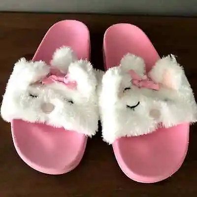 Buy Size 10 Disney The Aristocats Marie Cat Slides For Women Slippers Faux Fur • 23.75£
