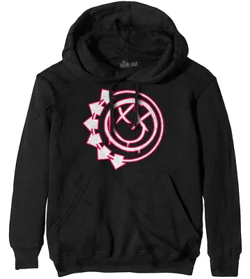Buy Blink 182 Six Arrow Smile Black Pull Over Hoodie NEW OFFICIAL • 28.69£