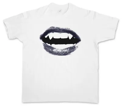 Buy VAMPIRE WOMAN MOUTH T-SHIRT True Bite Teeth Jaws Blood  Blood Bat Nosferatu • 21.54£