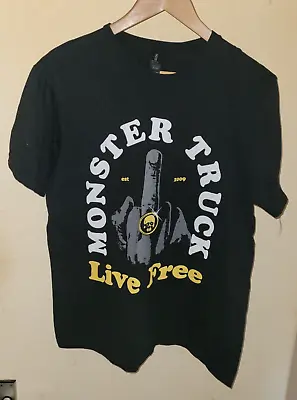 Buy Monster Truck Band T Shirt Size M Live Free Rock Metal Blues Southern • 19.99£