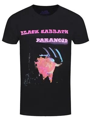 Buy Black Sabbath T-shirt Paranoid Motion Trails Men's Black • 16.99£