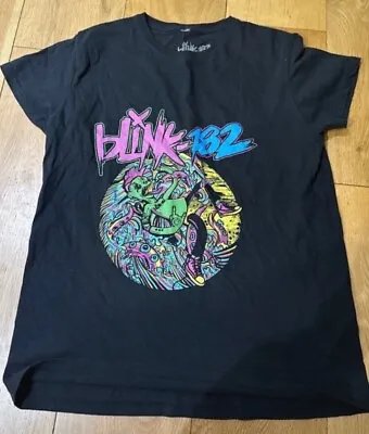 Buy Blink 182 T Shirt Pop Punk Rock Band Merch Tee Size Medium Black • 13.50£