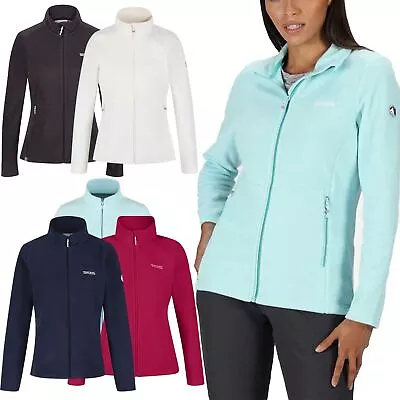 Buy Women Ladies Regatta Full Zip Up Anti Pill Fleece Jacket Polar Top Jumper New • 13.99£