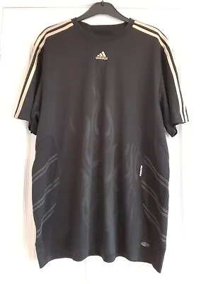 Buy ADIDAS Men's Predator Climalite Top - Black With Gold Stripes - 46 -48  Chest • 3.95£
