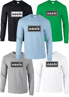 Buy Oasis Long Sleeve T Shirt - Definitely Maybe Tour Concert Liam Gallagher Concert • 17.99£