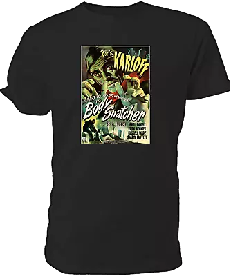 Buy The Body Snatcher Boris Karloff, Vintage Movie Poster T Shirt, Choice Size/cols • 11.99£