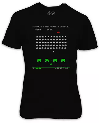 Buy Space Invader Action Inspired Black T-Shirt • 15£
