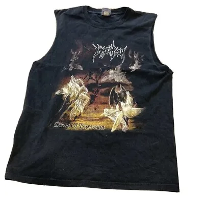 Buy Youth XL Adult Small Immolation Dawn Of Possession Shirt Vintage Cut-Off Sleeves • 36.99£