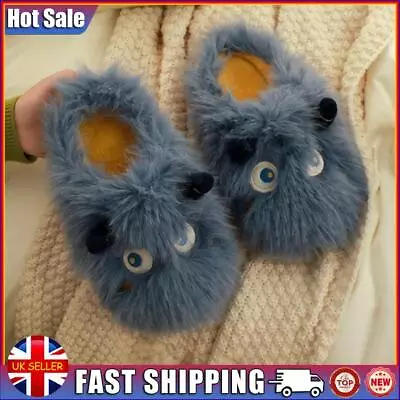 Buy Unisex Couples Slippers Non-Slip Cute Cartoon Slippers Home Slippers(Blue 40-41) • 12.29£