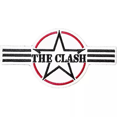 Buy THE CLASH Iron-On Patch: ARMY Stripes LOGO (LARGE): Official Licenced Merch Gift • 4.50£