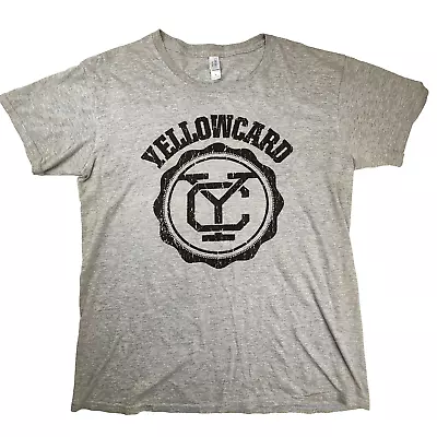 Buy YELLOWCARD Shirt Grey Size Medium US Pop Punk Band College Shirt Style Merch  • 11.12£