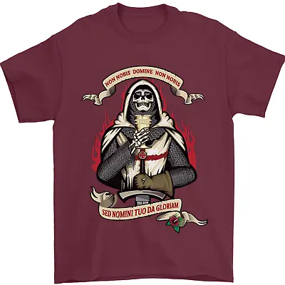 Buy St Georges Day England Flag Knights Templar Mens T-Shirt 100% Cotton • 7.99£