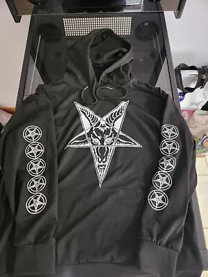 Buy Baphomet Hoodie Satan Devil Metal • 10.94£
