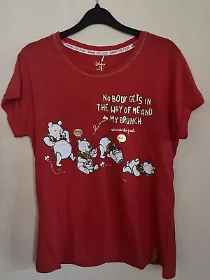 Buy Love To Lounge Disney Winnie The Pooh Women’s T-Shirt, Size 10-12 • 5.99£