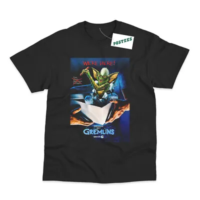 Buy Retro Movie Poster Inspired By Gremlins DTG Printed T-Shirt • 15.95£