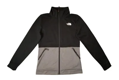 Buy North Face Black & Gray Long Sleeve Zip Up Jacket Size Small • 28.39£