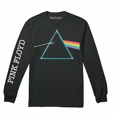 Buy Pink Floyd Mens T-shirt Prism Long Sleeve Black S-XXL Official • 13.99£