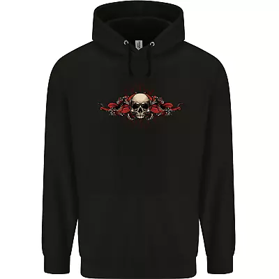 Buy A Skull With Tentacles Mens 80% Cotton Hoodie • 19.99£