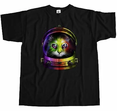 Buy Astronaut Cat Space Mens T-Shirt • 7.99£