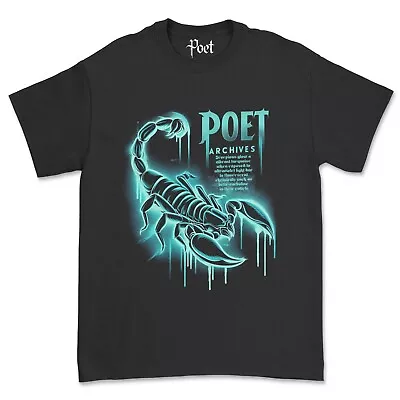 Buy Scorpio Star Sign T-Shirt From Poet Archives Scorpion ORIGINAL DESIGN Astrology • 20£