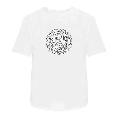 Buy 'Patterned Yin & Yang' Men's / Women's Cotton T-Shirts (TA036428) • 11.89£
