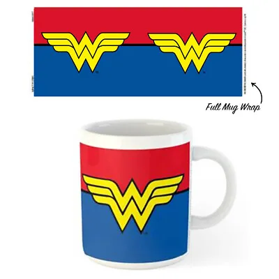 Buy Wonder Woman - DC Comics Classic Logo Coffee Tea Mug - Licensed • 18.08£