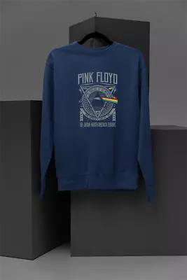 Buy Pink Floyd The Dark Of The Moon Tour Poster | Vintage Band Sweatshirt Featuring • 34.99£