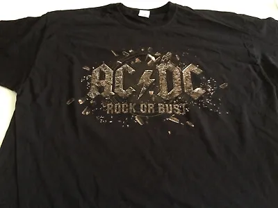Buy AC/DC Europe 2016 Tour T SHIRT Mens 2XL New • 6.99£
