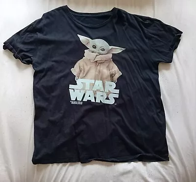 Buy Star Wars Men’s Baby Yoda T-shirt Size XL • 7£