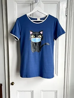 Buy Anime Face Mask Cat T-Shirt UK Small Kawaii/Neko/Cute/Japanese/Gamer/Cartoon • 6.50£