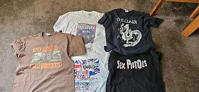 Buy Sex Pistols Buzzcocks The Clash Tee Shirts • 5£