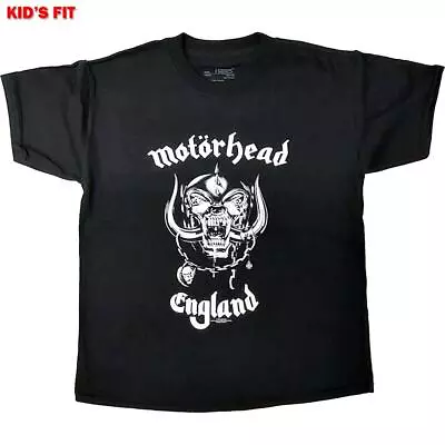 Buy Official Licensed - Motorhead - England Boys/kids T Shirt Metal Lemmy • 14£